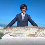 corvina peixe enorme galiza viana