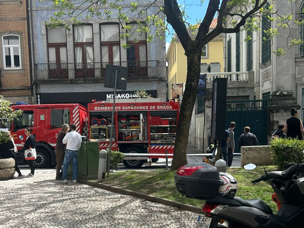 Braga incendio bragashopping
