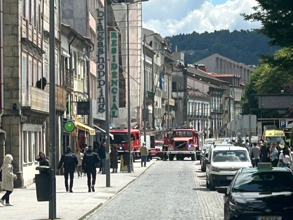 Braga incendio bragashopping