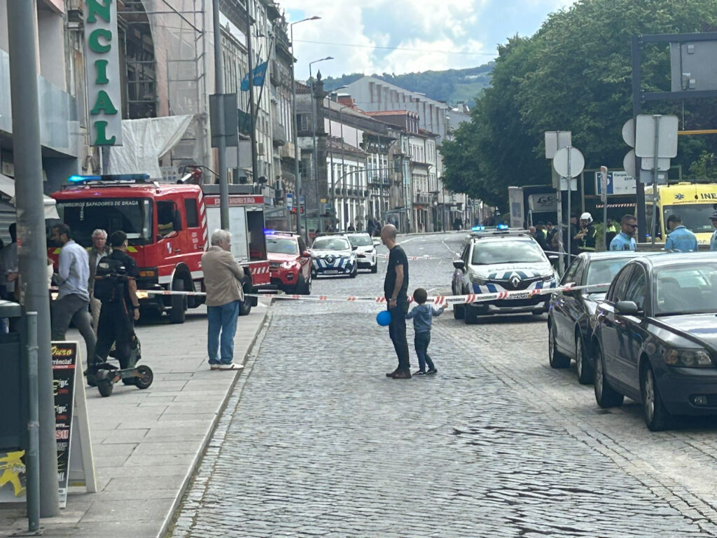 Braga incendio bragashopping