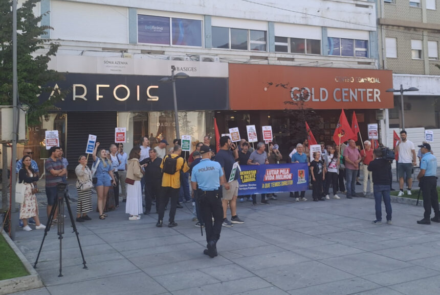 manifestacao recebeu luis montenegro em Braga pacote laboral - 1 (1)