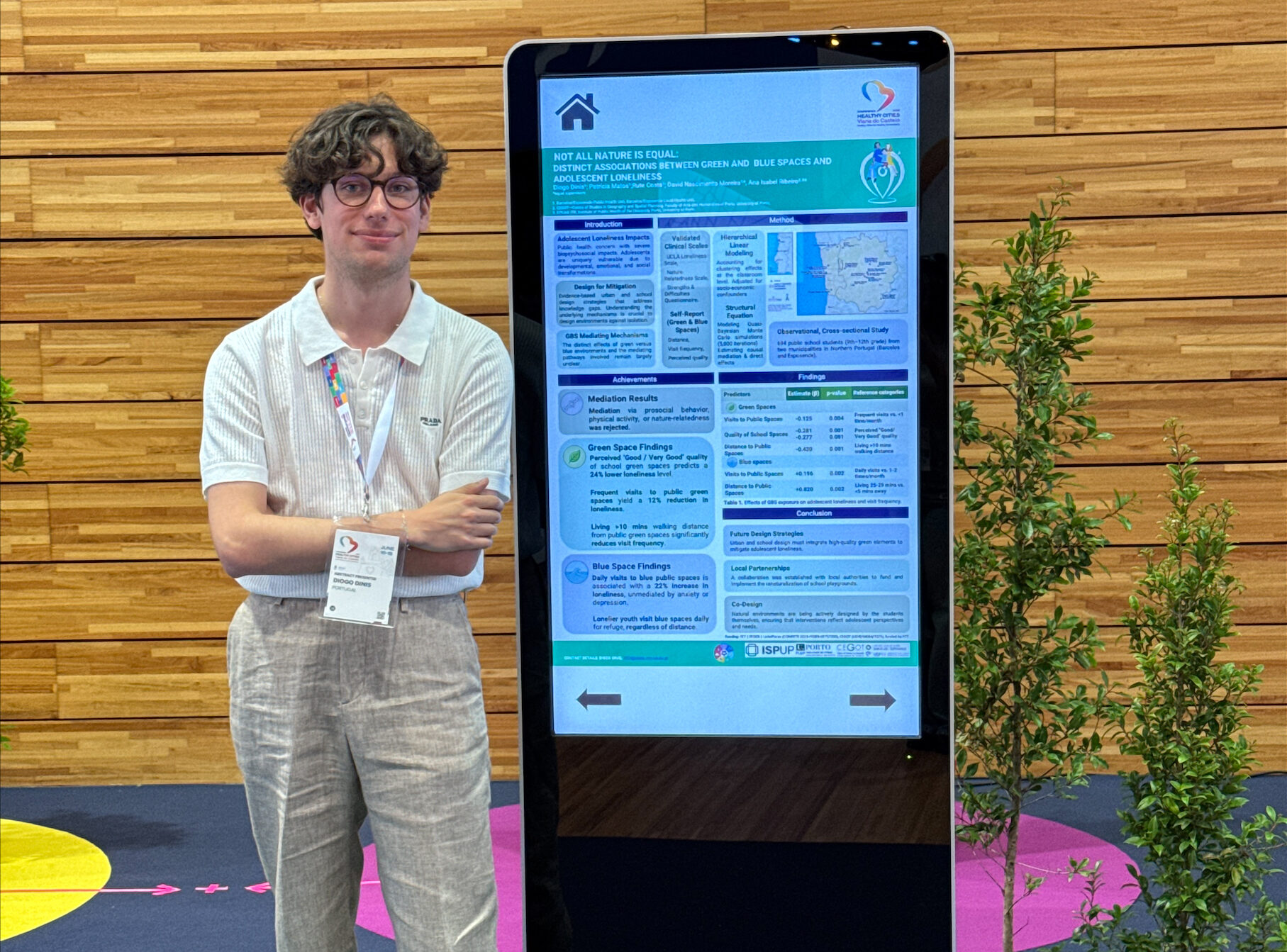 ULS Barcelos/Esposende: Adolescentes que usam espaços verdes reduzem níveis de solidadão em 12% 3 Nota de Imprensa ULS Barcelos Esposende apresenta estudo sobre natureza e solidao na adolescencia em conferencia internacional e1782225000312