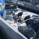 Algarve Polícia Marítima persegue e interceta lancha voadora com 4.000 litros de combustível