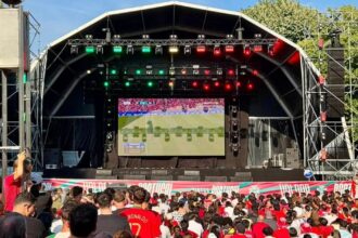 Braga Ecrã gigante na Avenida Central transmite jogos do Mundial 2026
