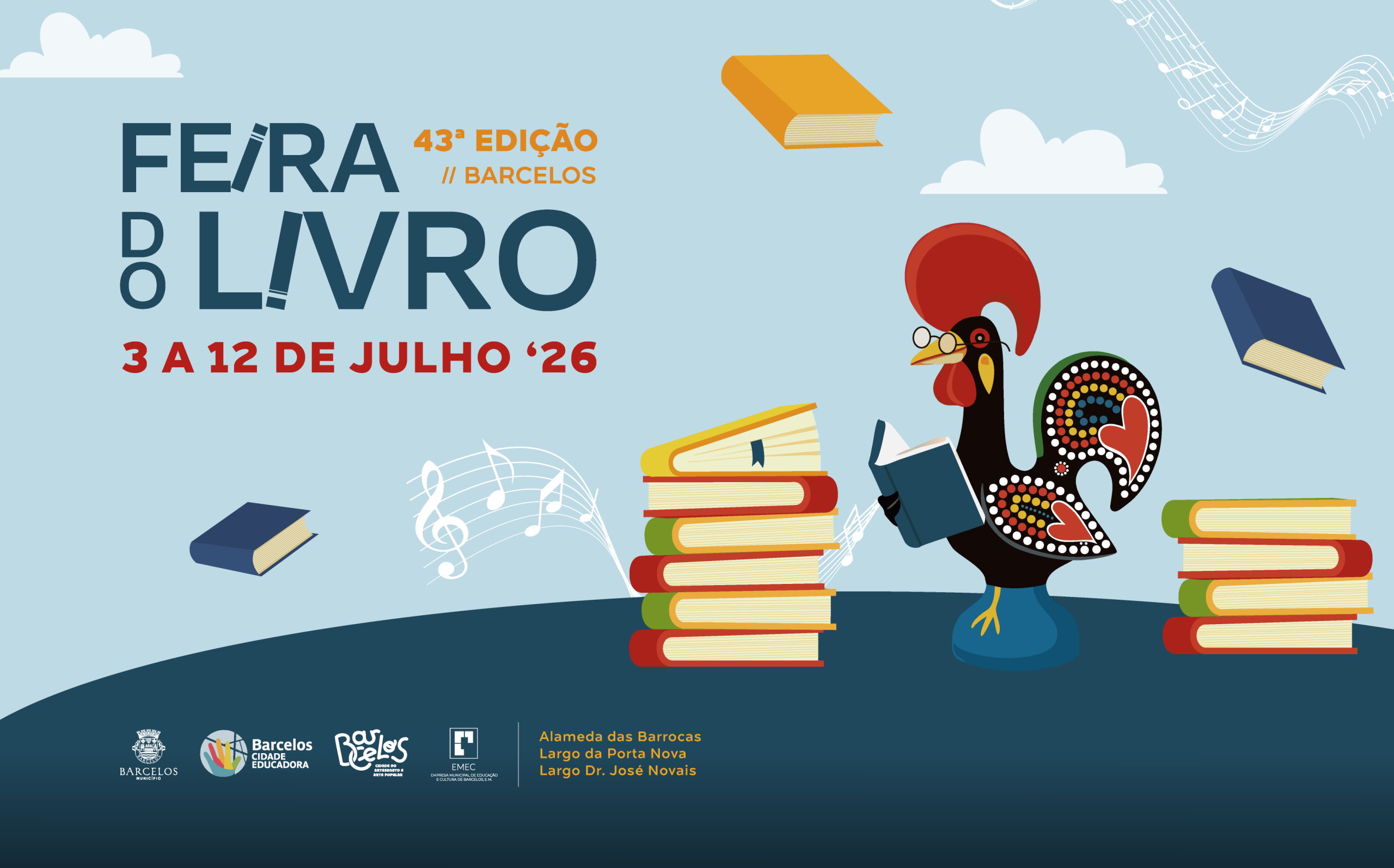 Barcelos: Feira do Livro de Barcelos regressa já no dia 3 de julho! Feira do Livro Barcelos