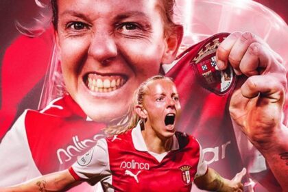 Futebol Feminino Avançada Malu Schmidt renova com o SC Braga até 2029