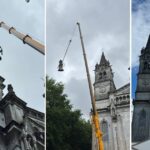 Guimarães Sino grande da Basílica de São Torcato regressa à torre após reparação de fissura