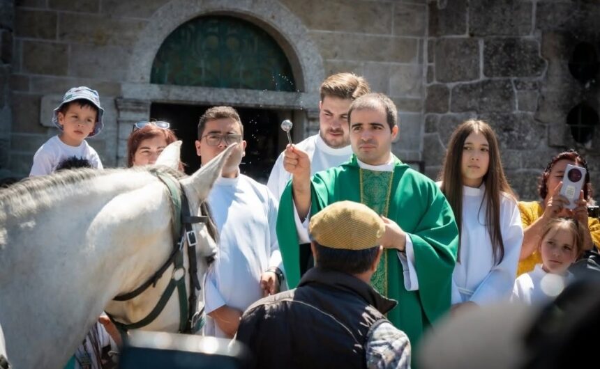 Vila Verde Mixões da Serra acolheu a secular Bênção dos Animais