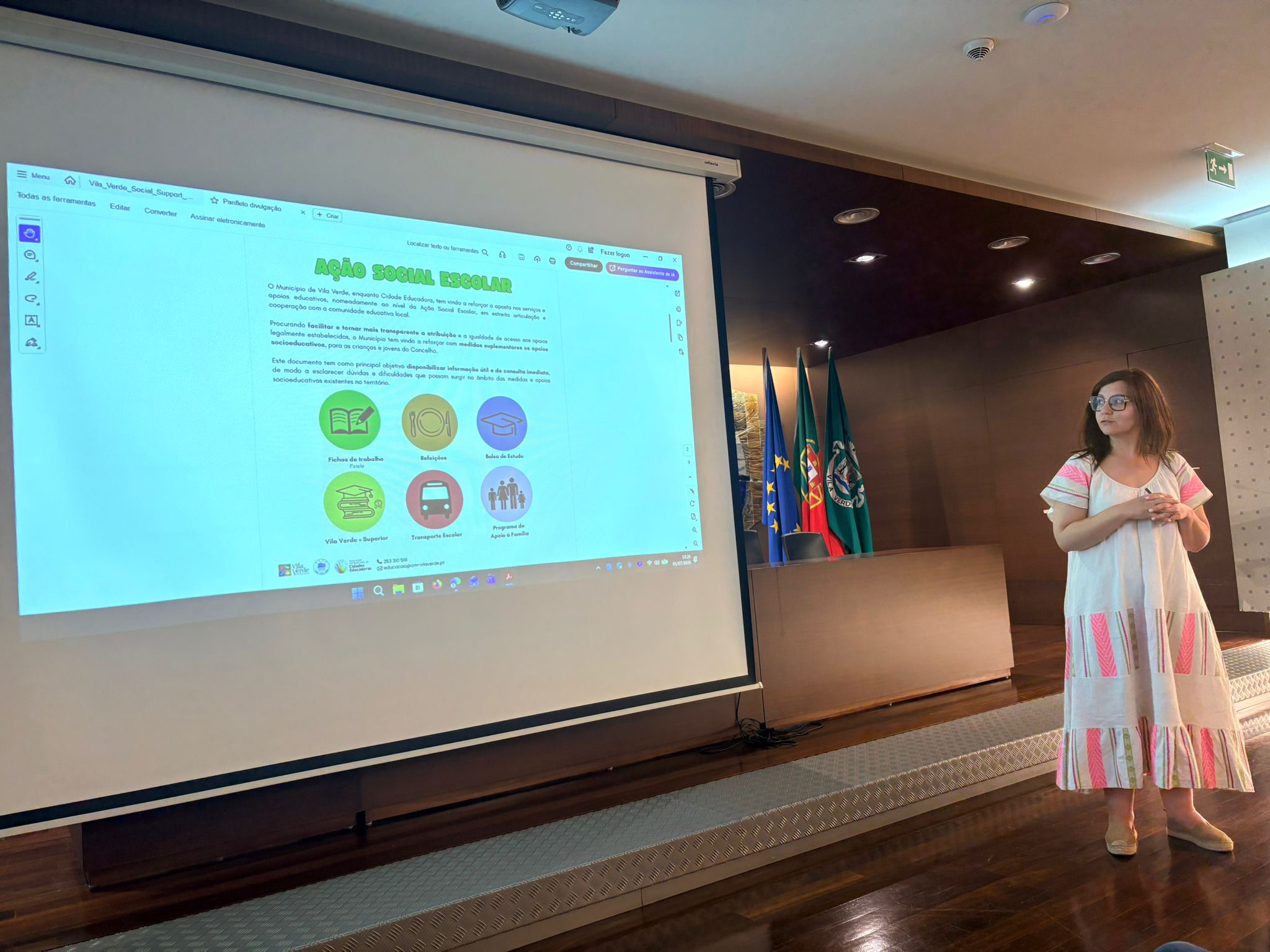 Vila Verde: Manuel Lopes apresenta roteiro de apoios sociais "Do Nascimento à Idade Adulta" AcaoSocial 2