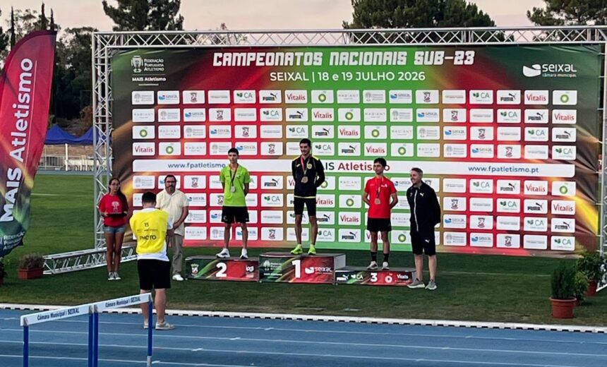 Atletismo Tomás Linhares conquista bronze e recorde pessoal nos Nacionais Sub-23