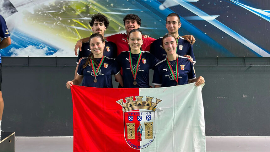 Badminton SC Braga alcanca o 3.o lugar na Liga de Clubes da 2.a Divisao