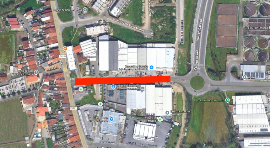 Braga: Obras de repavimentação condicionam trânsito na Rua da Quinta do Carreiro por 75 dias