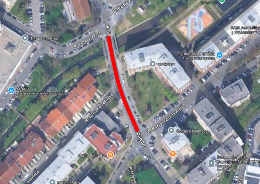 Braga: Obras na nova Ecovia cortam trânsito e estacionamento na Rua 5 de Outubro Braga Obras na nova Ecovia cortam transito e estacionamento na Rua 5 de Outubro