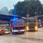 Famalicao Incendio deflagra em empresa de madeiras e mobiliza bombeiros ao inicio da manha