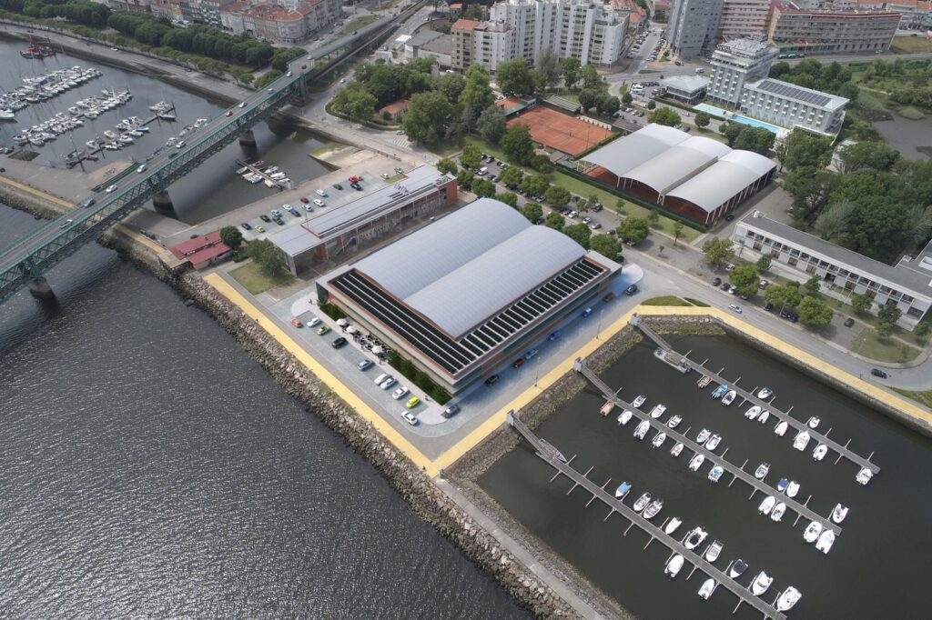 Viana: Investimento de 3,5 milhões moderniza marinas de Viana do Castelo e cria polo desportivo até 2029 Imagem futura Marina Viana 01