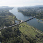 Viana Empreitada da nova travessia sobre o Rio Lima esta concluida e aguarda certificacao