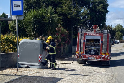 esposende contentor arde - 1