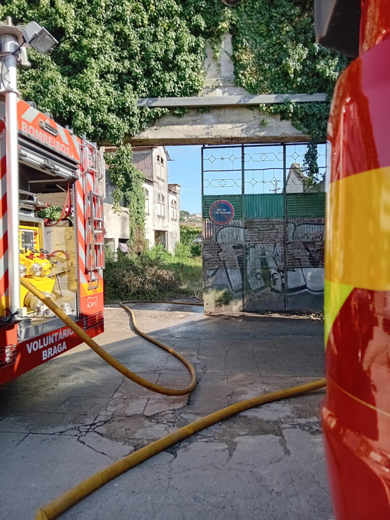 incendio braga central de camionagem abandonada 1