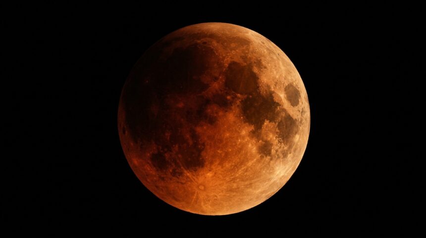 Eclipse lunar parcial visivel em Portugal na proxima madrugada com a Lua de Sangue