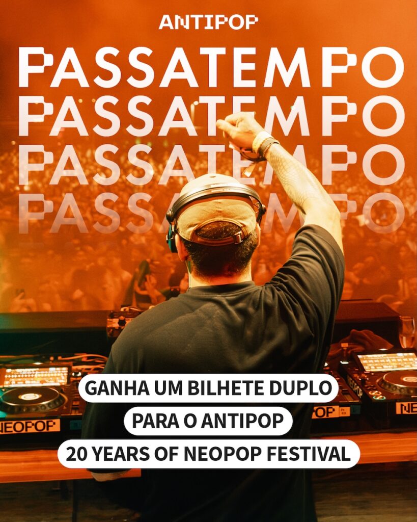 Viana: Estação Viana Shopping assinala 20 anos do NEOPOP com oferta de bilhetes em passatempo exclusivo Passatempo Neopop EVS Instagram