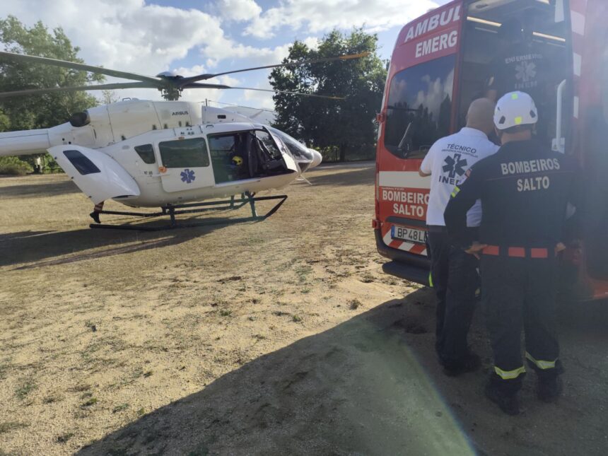 Montalegre: Jovem de 17 anos gravemente ferido após queda de moto 4 por ravina cabril salto montalegre capotamento ravina moto 4 grave jovem 17