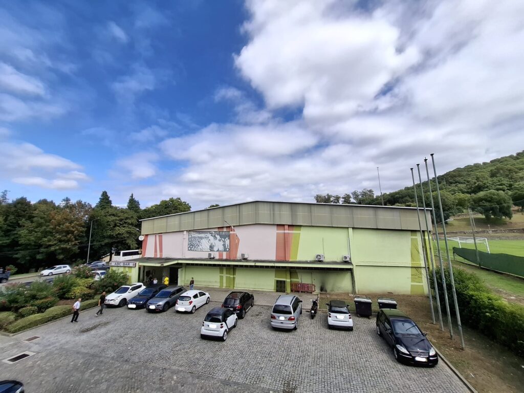 Pavilhão Sá Leite com obras em atraso ABC Flavio Sa Leite