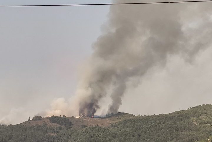Ponte de Lima: Incêndio em Facha mobiliza 96 operacionais e meios aéreos facha 2 ponte de lima