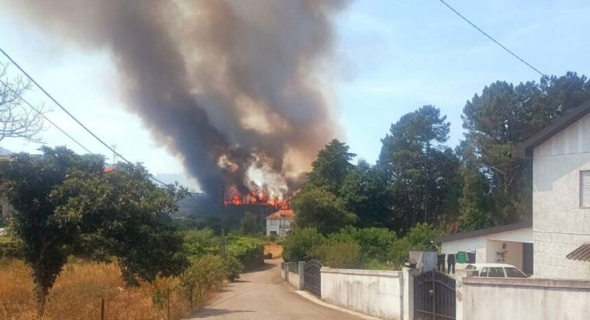 Alto Minho: Bombeiro ferido em incêndio que lavrou em Monção Incendio moncao
