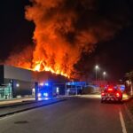 Incêndio intermarche Areosa Viana do Castelo