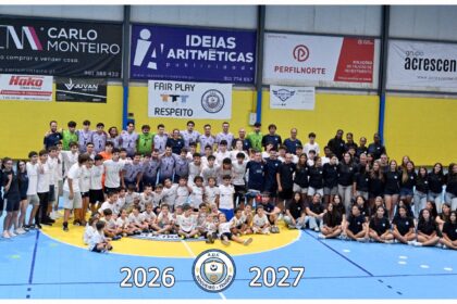 Braga ADC Nogueiro e Tenoes apresenta equipas para a epoca 20262027 com pavilhao cheio