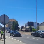 Braga Acidente na Circular Urbana complica transito junto ao tunel da estacao