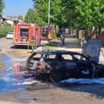 Braga Carrinha arde junto ao parque da Rodovia e1790264126546