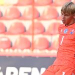 Braga Lukas Pelegrin em destaque na titularidade da Selecao Sub 17 da Eslovaquia