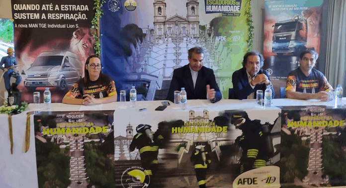 Braga Quase 1.900 bombeiros enfrentam 566 degraus do Bom Jesus com 32 quilos as costas nos Escadorios da Humanidade
