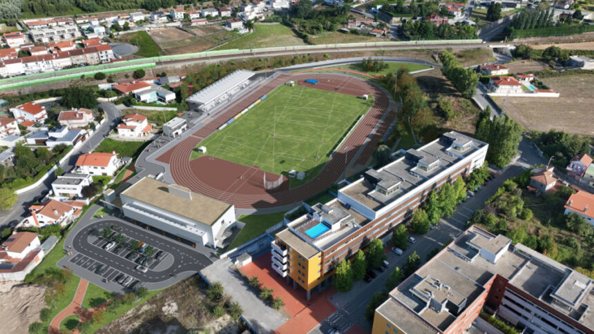 Famalicao Construcao do Centro de Atletismo entra na reta final com investimento de 8 milhoes de euros