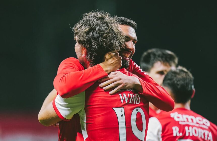 Futebol: Golo de Jonas Wind garante vitória do SC Braga frente ao Estoril Praia Futebol Golo de Jonas Wind garante vitoria do SC Braga frente ao Estoril Praia e1789463798429