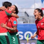 Futebol de praia Selecao feminina goleia Suica e avanca para as meias finais da Liga Europeia