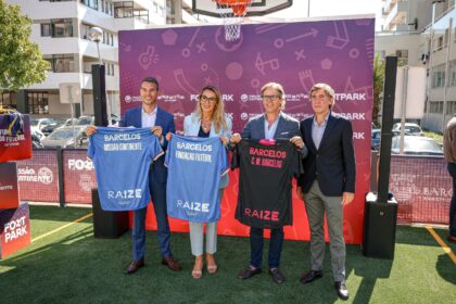 Gil Vicente FC marca presenca na inauguracao do FootPark em Arcozelo
