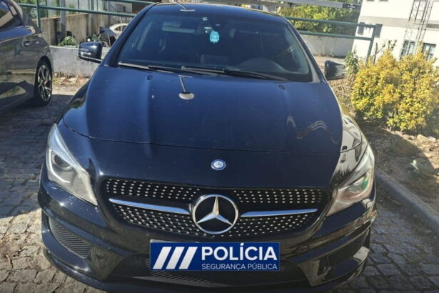 Ponte de Lima Mercedes furtado na vila minhota e recuperado pela PSP em Tomar sete meses depois