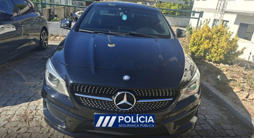 Ponte de Lima Mercedes furtado na vila minhota e recuperado pela PSP em Tomar sete meses depois