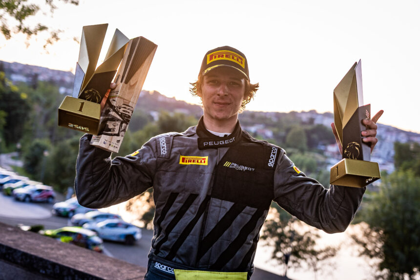 Rally Pedro Camara Jr. sagra se campeao da Peugeot Rally Cup Iberica 2026 a uma prova do fim