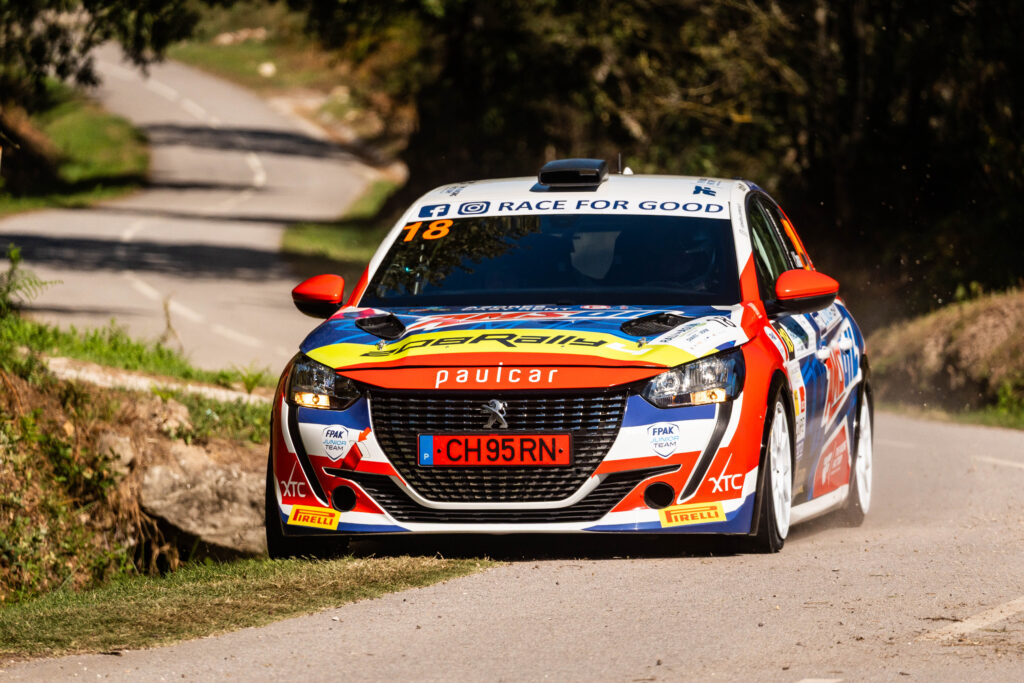 Rally: Pedro Câmara Jr. recupera até ao 5.º lugar na Peugeot Rally Cup Portugal durante o Rali da Água STC09067
