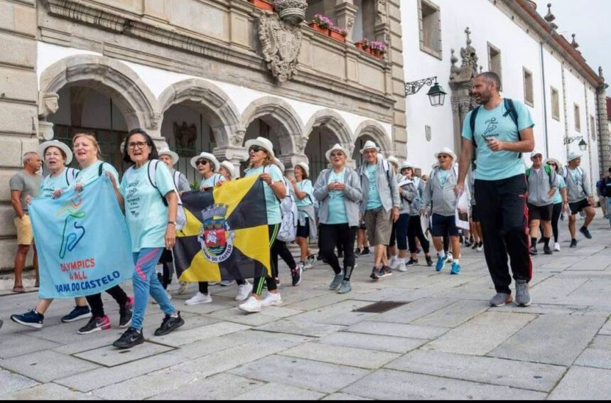 Viana: Comitiva de 60 atletas seniores representa o concelho na 10.ª edição dos Olympics4all Viana Comitiva de 60 atletas seniores representa o concelho na 10.a edicao dos Olympics4all