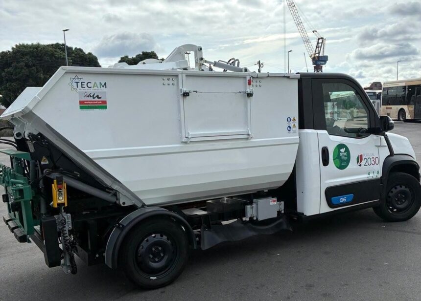 Viana SMVC investem 97 mil euros em nova viatura eletrica para recolha de biorresiduos