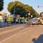 Viana Um ferido apos colisao de mota com carro
