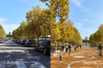 Vila do Conde Avenida Julio Graca ganha mais espaco para peoes e lazer com intervencao de urbanismo tatico