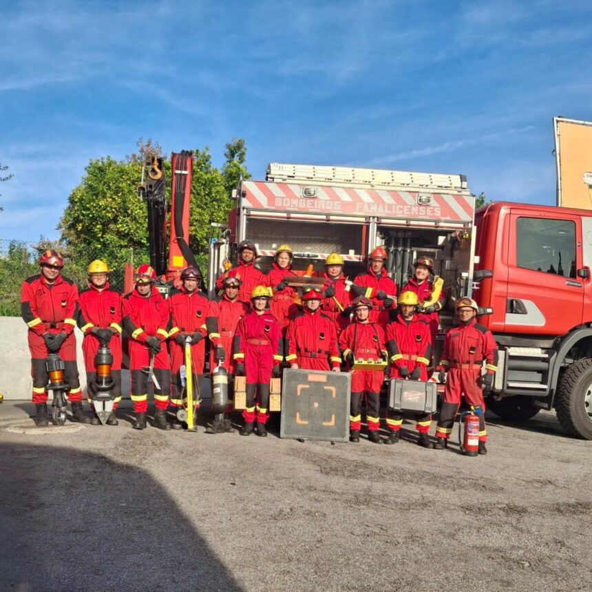 Famalicão: Bombeiros Famalicenses reforçam capacitação com "Curso de Salvamento Rodoviário" famalicenses