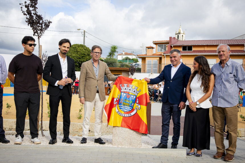 Barcelos Mario Constantino Lopes inaugura Parque de Lazer Manuel Pereira de Sousa em Silveiros num investimento de 160 mil euros
