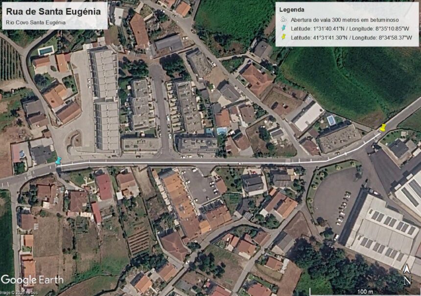 Barcelos: Rua de Santa Eugénia com condicionamentos de trânsito durante um mês Barcelos Rua de Santa Eugenia com condicionamentos de transito durante um mes