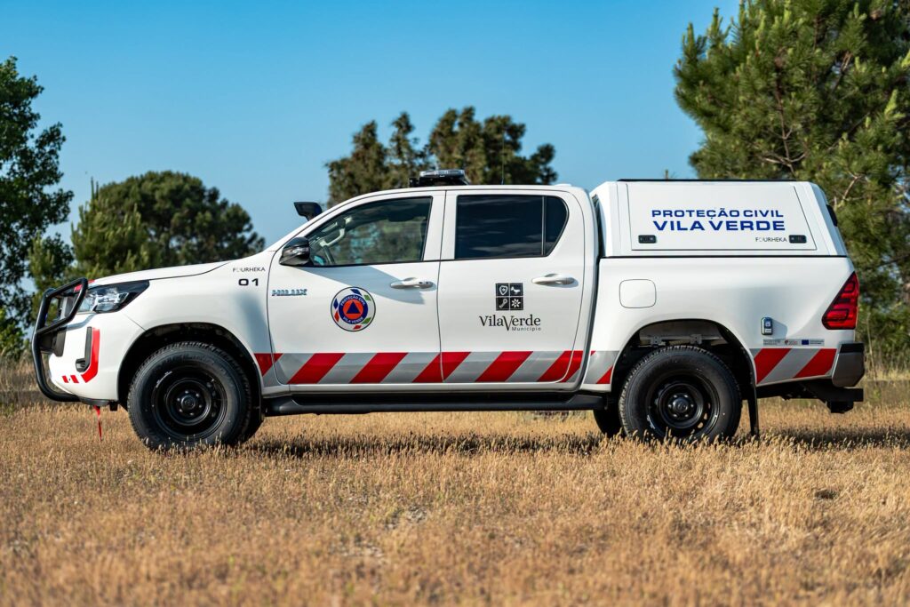 Vila Verde: Apresentação de novos veículos de proteção civil e unidade móvel social marca 171.º aniversário Carrinha Protecao Civil VVD2026 6